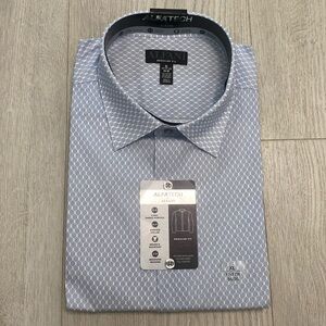 🔥BUNDLESALE Mens XL 17-17.5 Alfani regular fit alfatech dress shirt nwt
